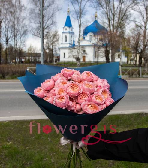 Розовый пион